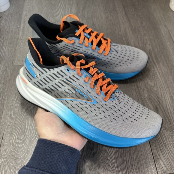 Size 9 - Brooks Hyperion Gray Blue Running Shoe Men SAMPLE